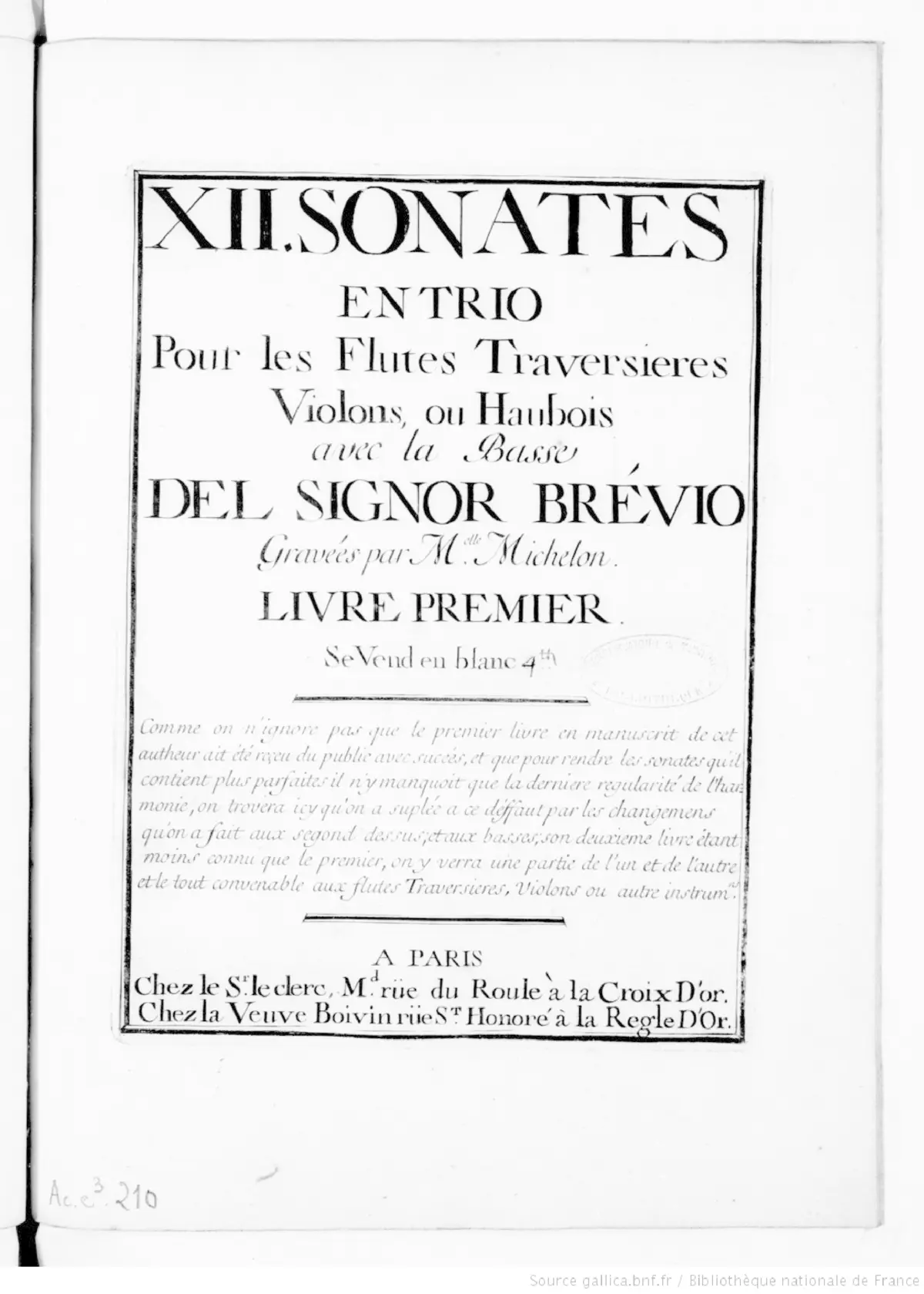 12 Trio Sonatas, Op.1 - Page 1