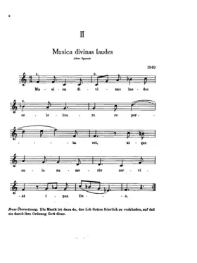 Musica divinas laudes