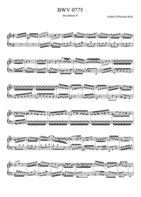 Invention in D minor BWV 775