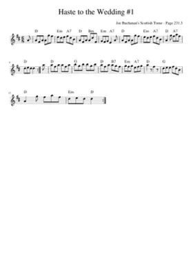 Haste to the Wedding