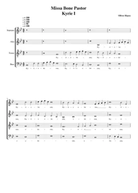Missa Bone Pastor Kyrie