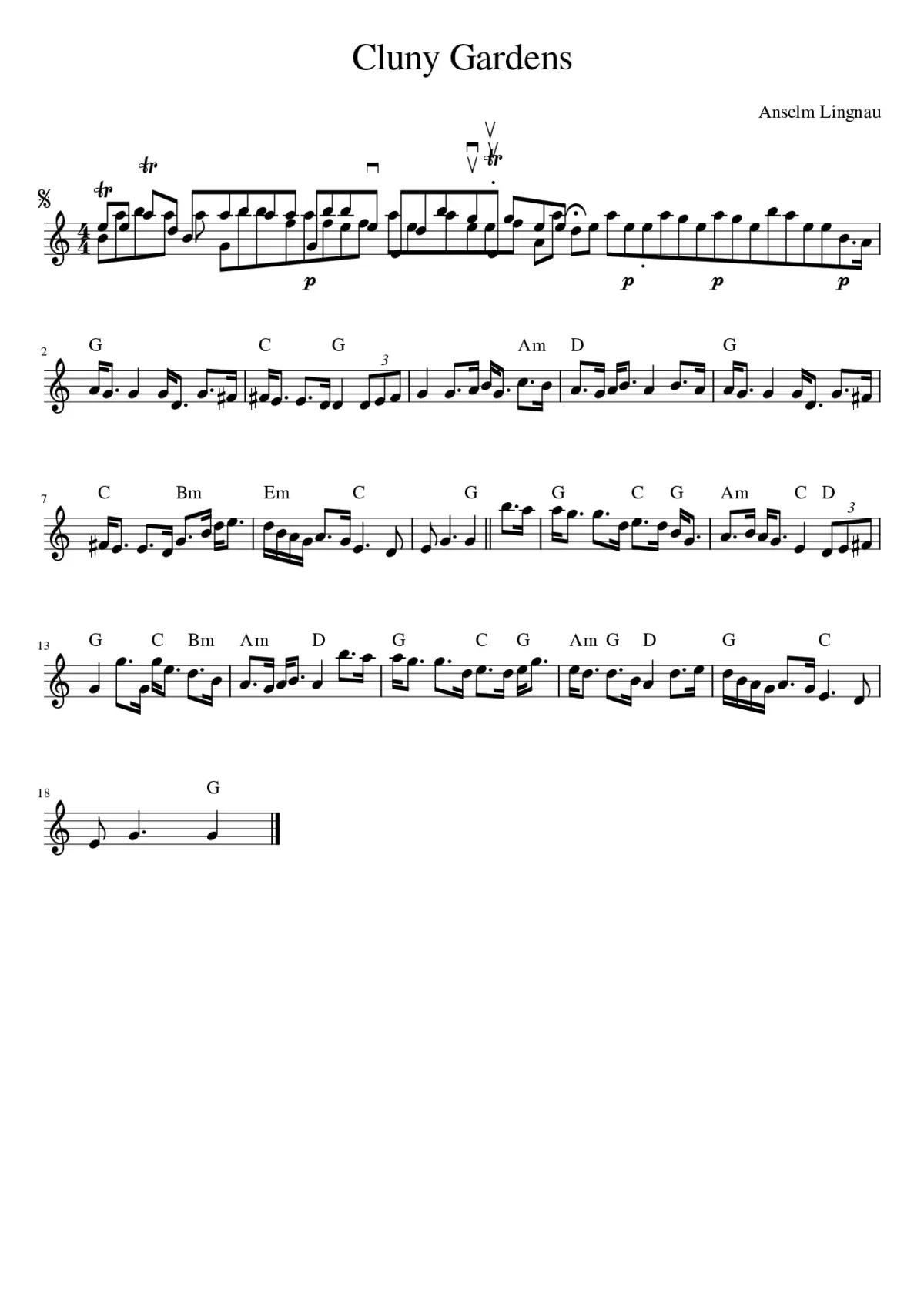 Cluny Gardens - Page 1