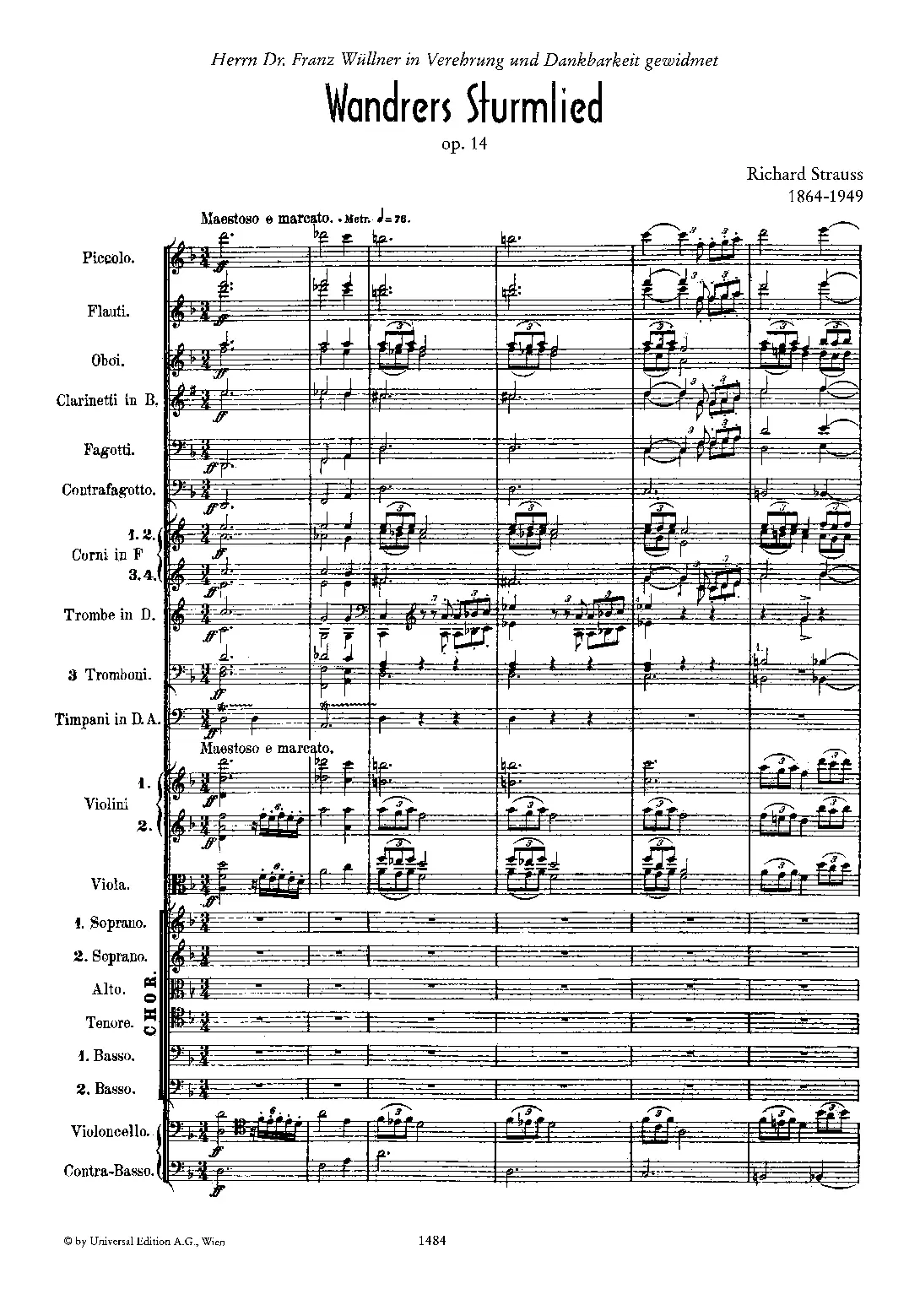 Wandrers Sturmlied - Page 1