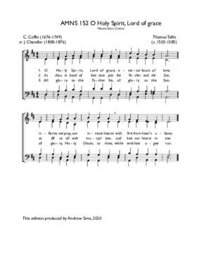 O Holy Spirit, Lord of grace