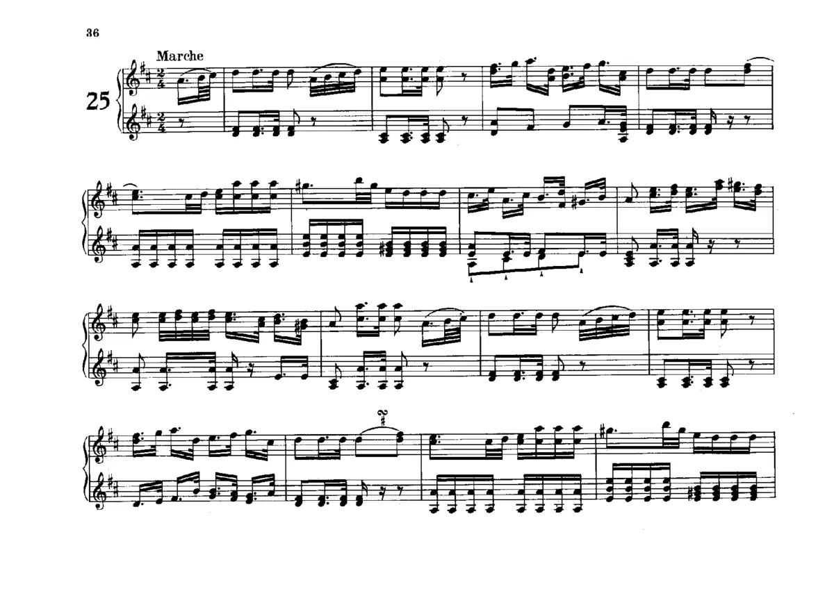 Flötenuhr in D major, Hob.XIX:25 - Page 1