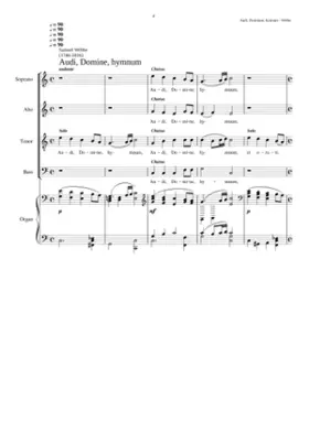 Audi Domine hymnum