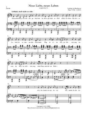 Neue Liebe, neues Leben, Op. 75 No. 2