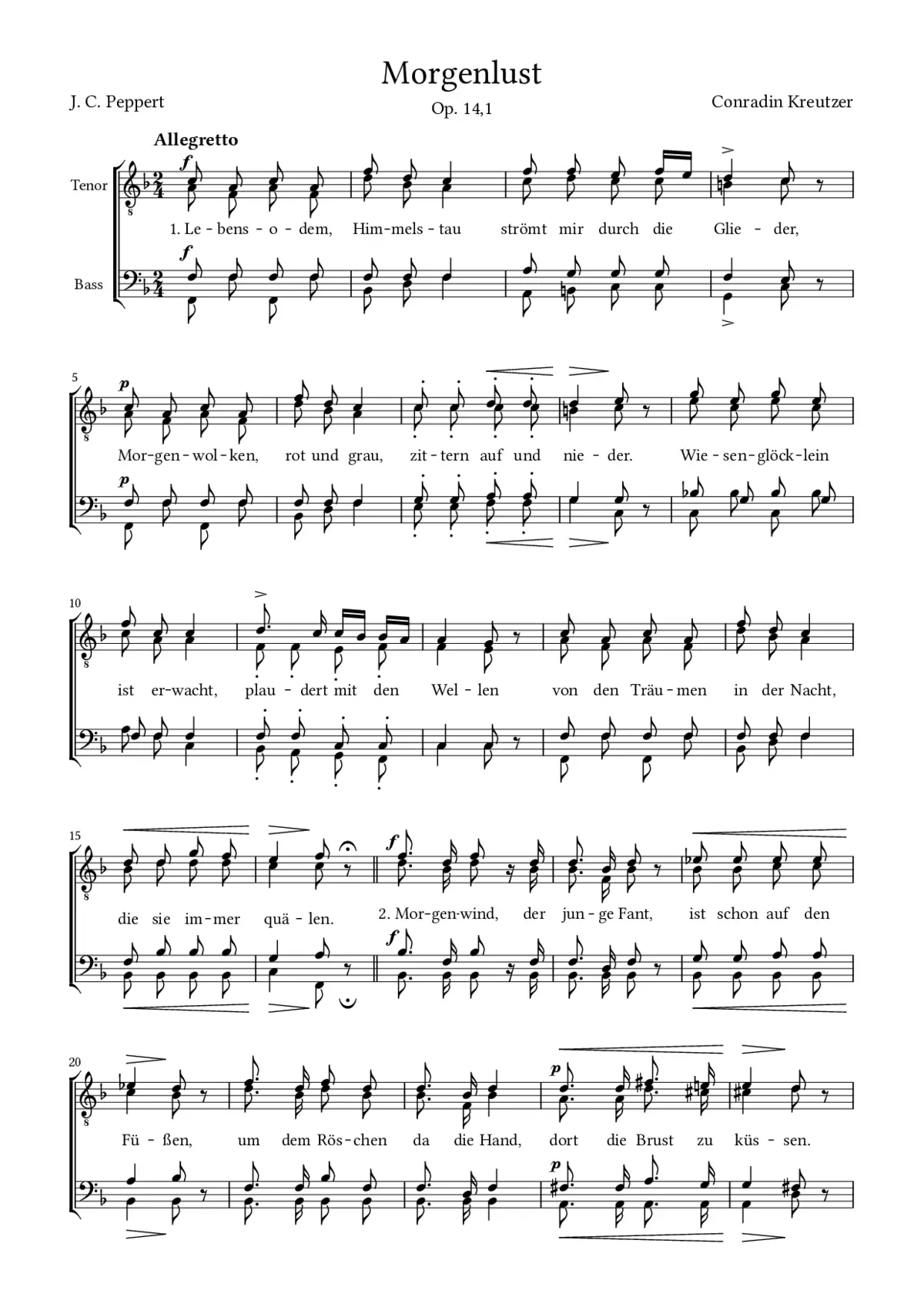 Morgenlust - Page 1