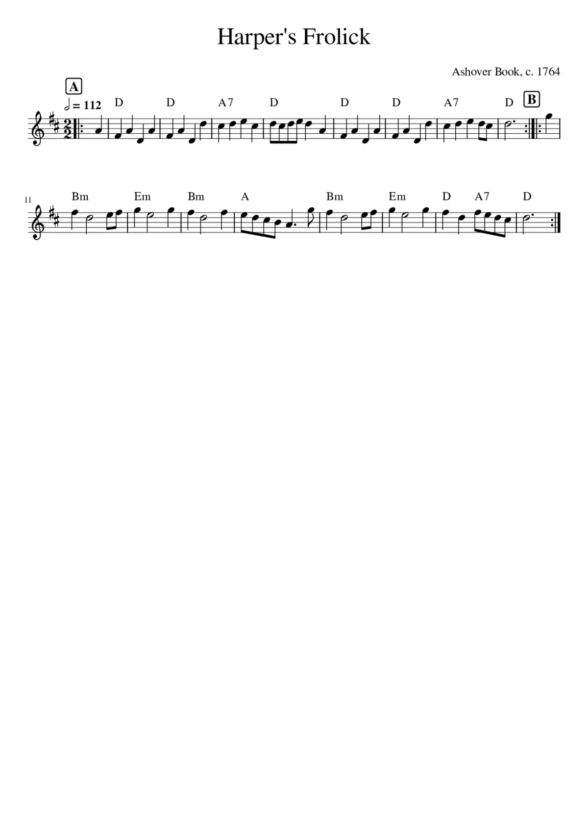 Harper's Frolick - Page 1