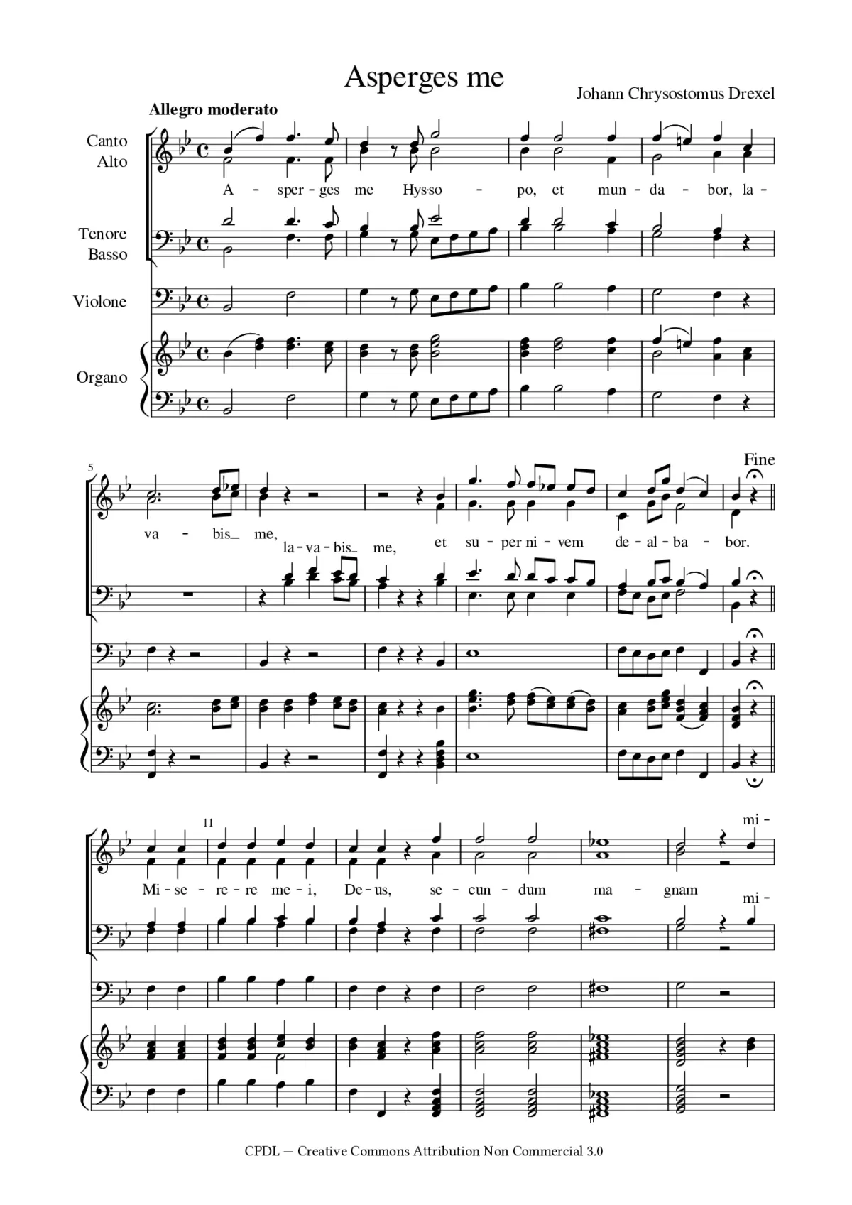 Asperges me - Page 1