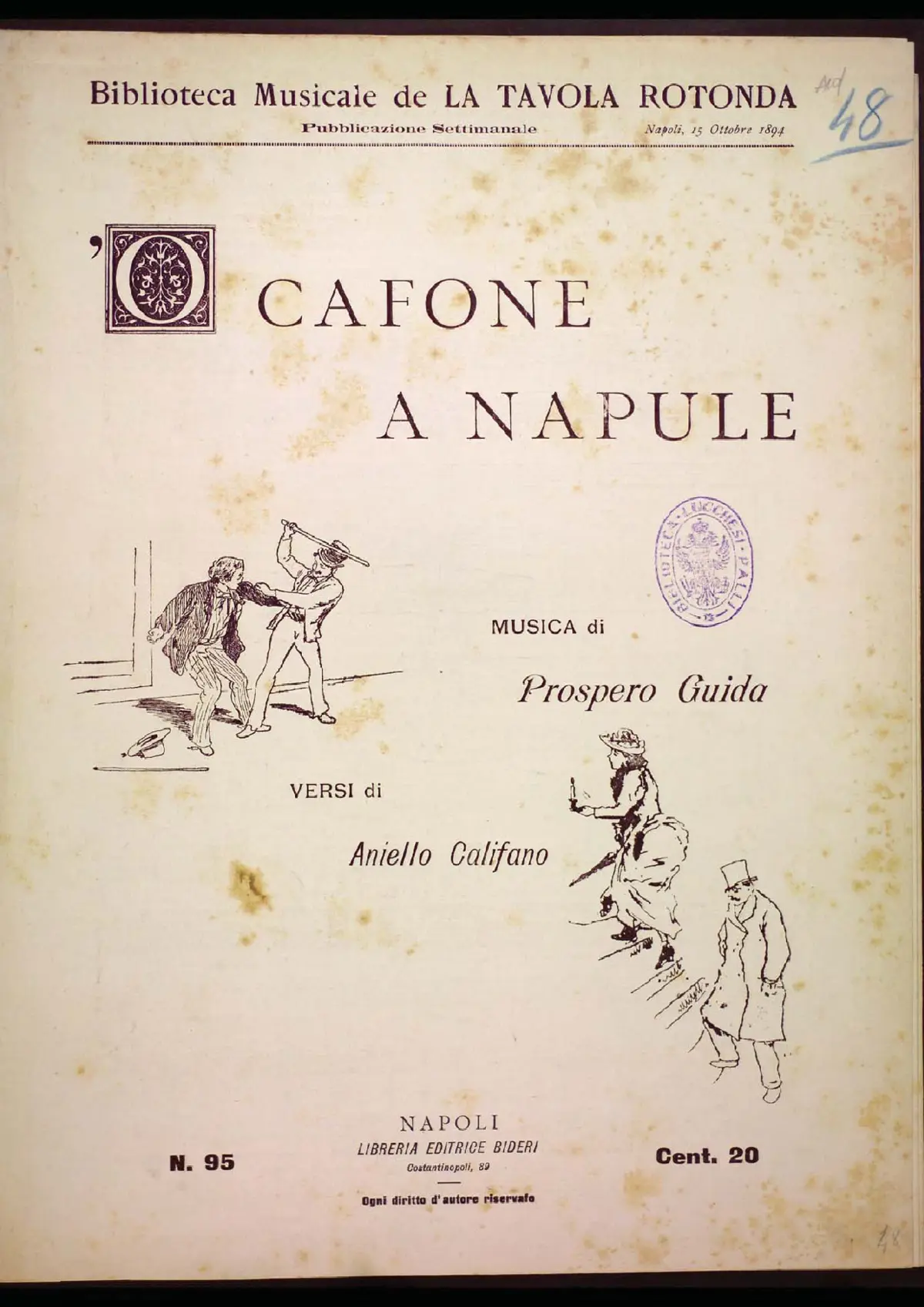 'O cafone a Napule - Page 1