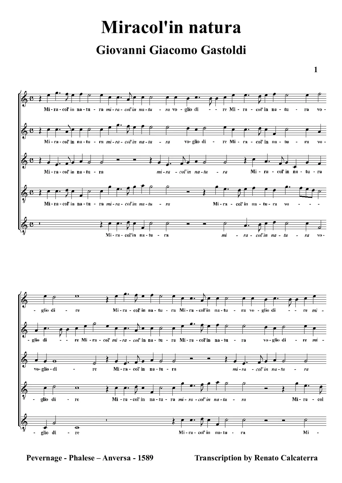 Miracol'in natura - Page 1