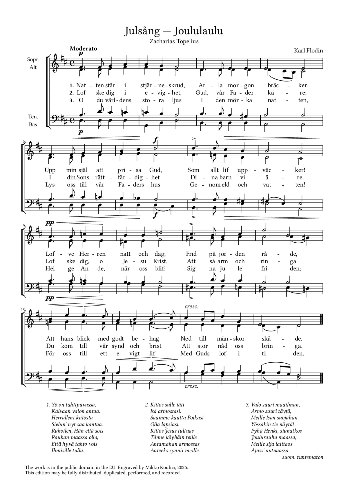 Julsång - Page 1
