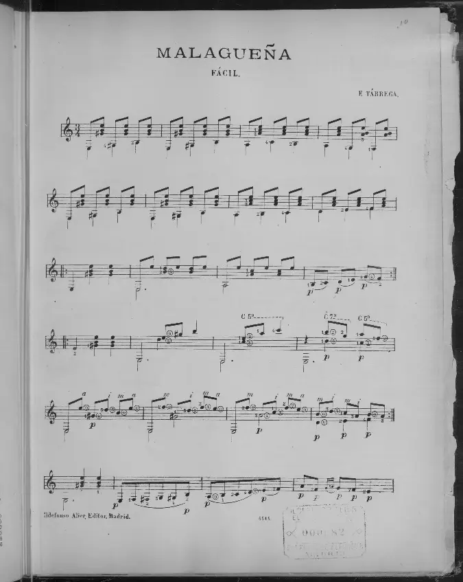 Malagueña fácil - Page 1