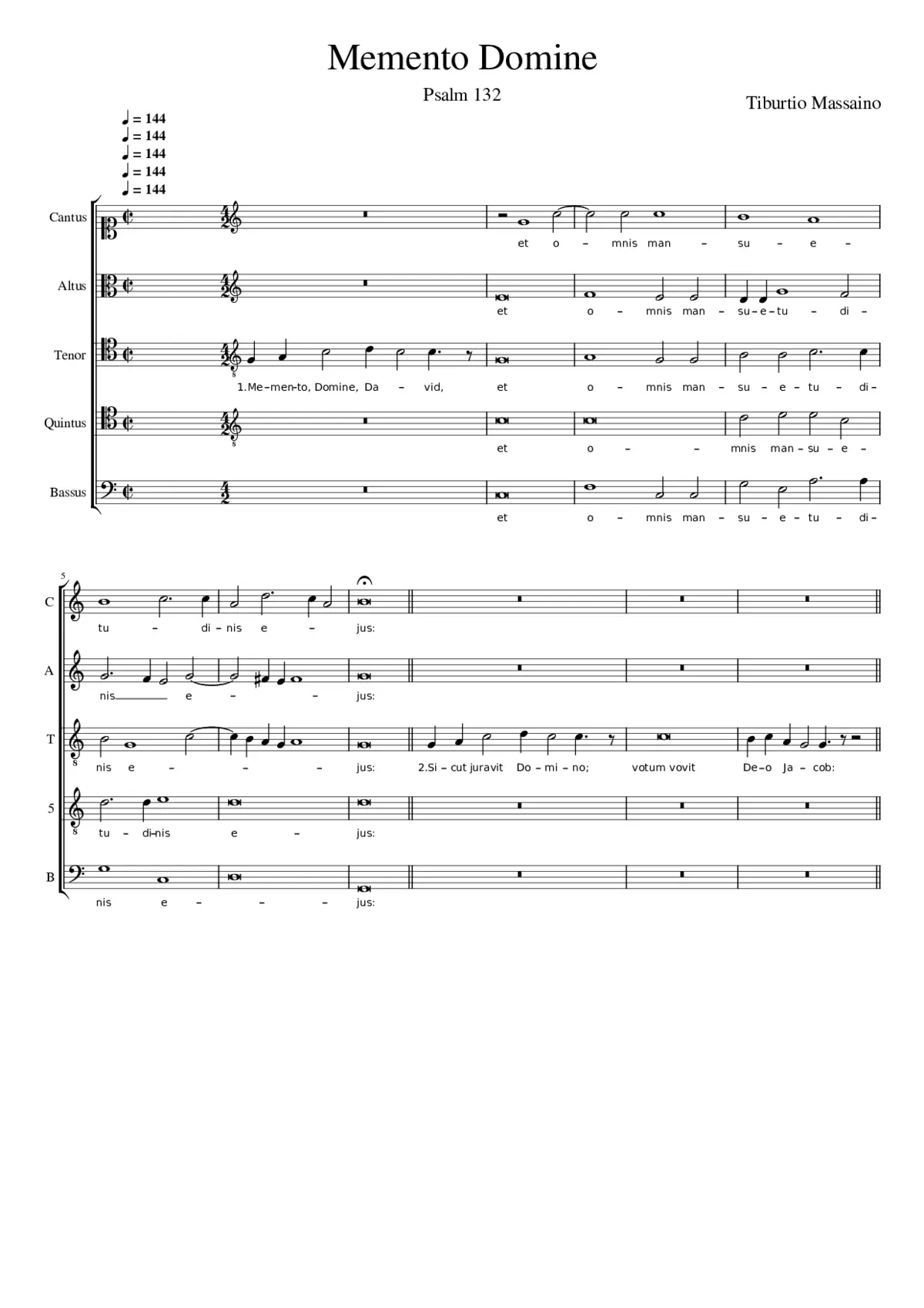 Memento Domine - Page 1