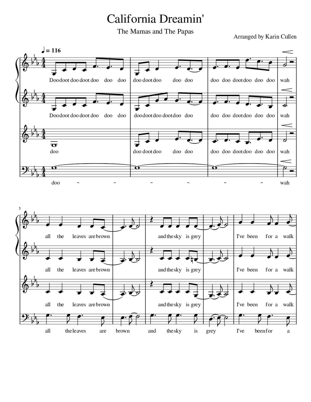 California dreamin' - Page 1