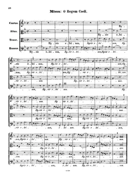 Missa O regem coeli