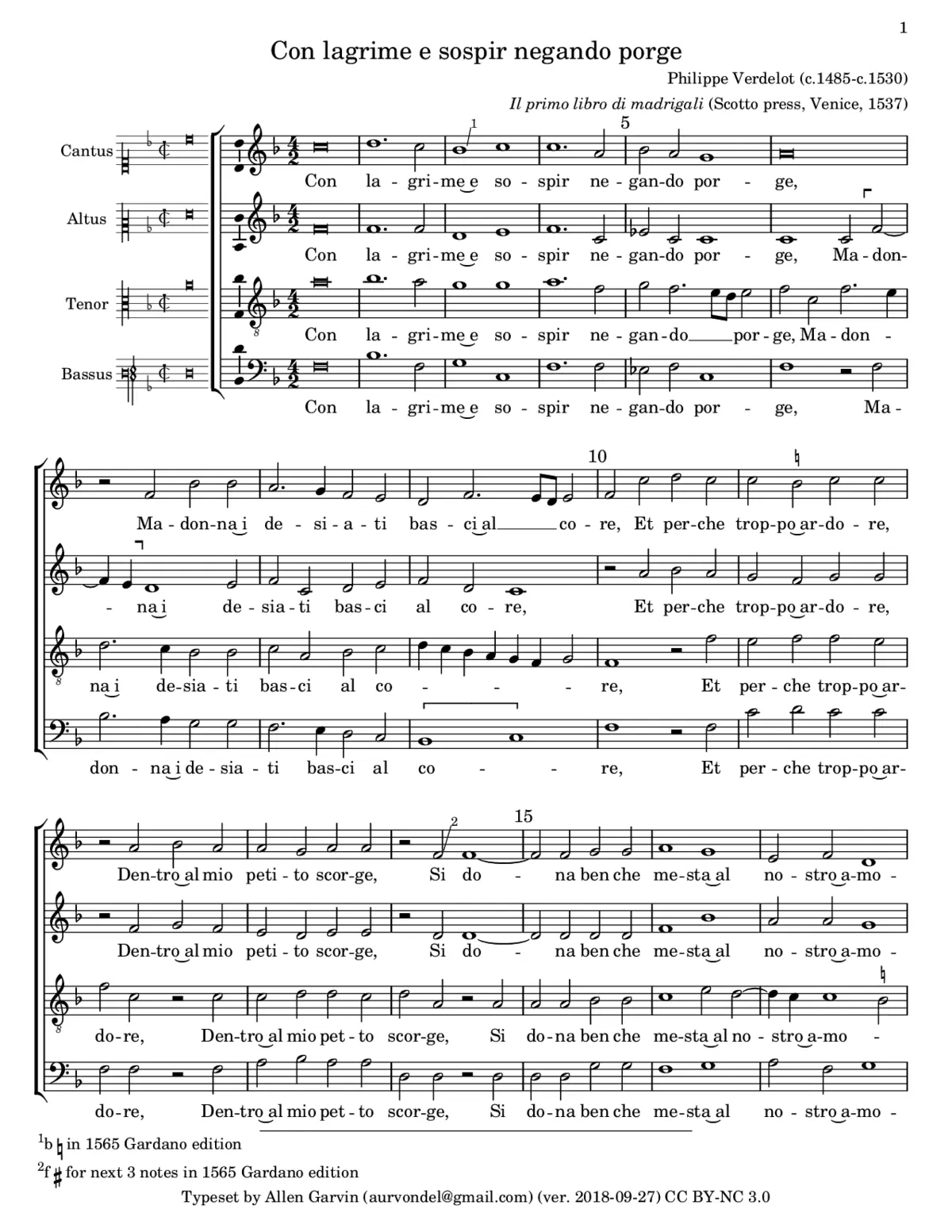 Con lagrime e sospir - Page 1