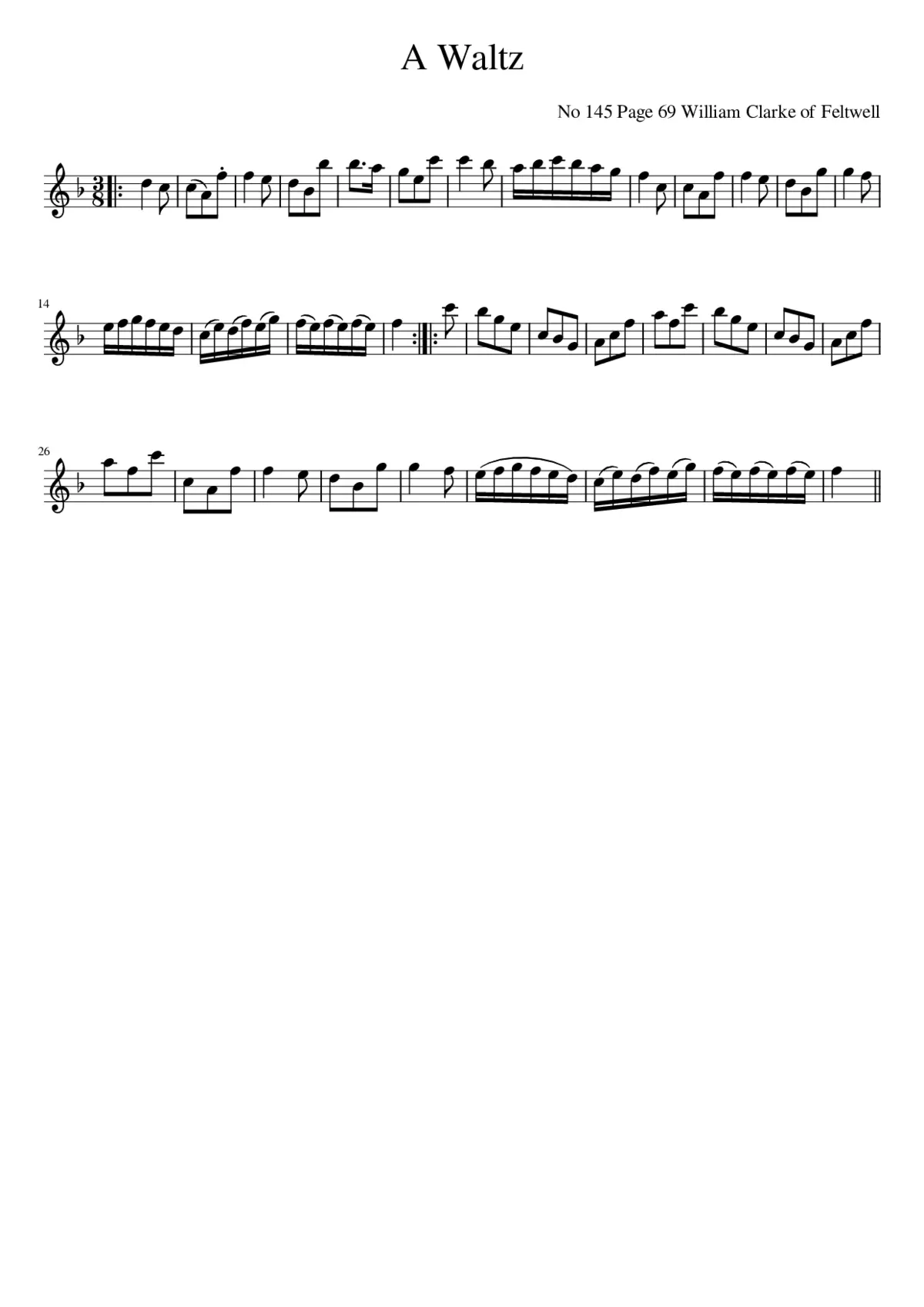 A Waltz - Page 1