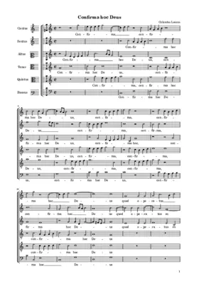 Confirma hoc Deus