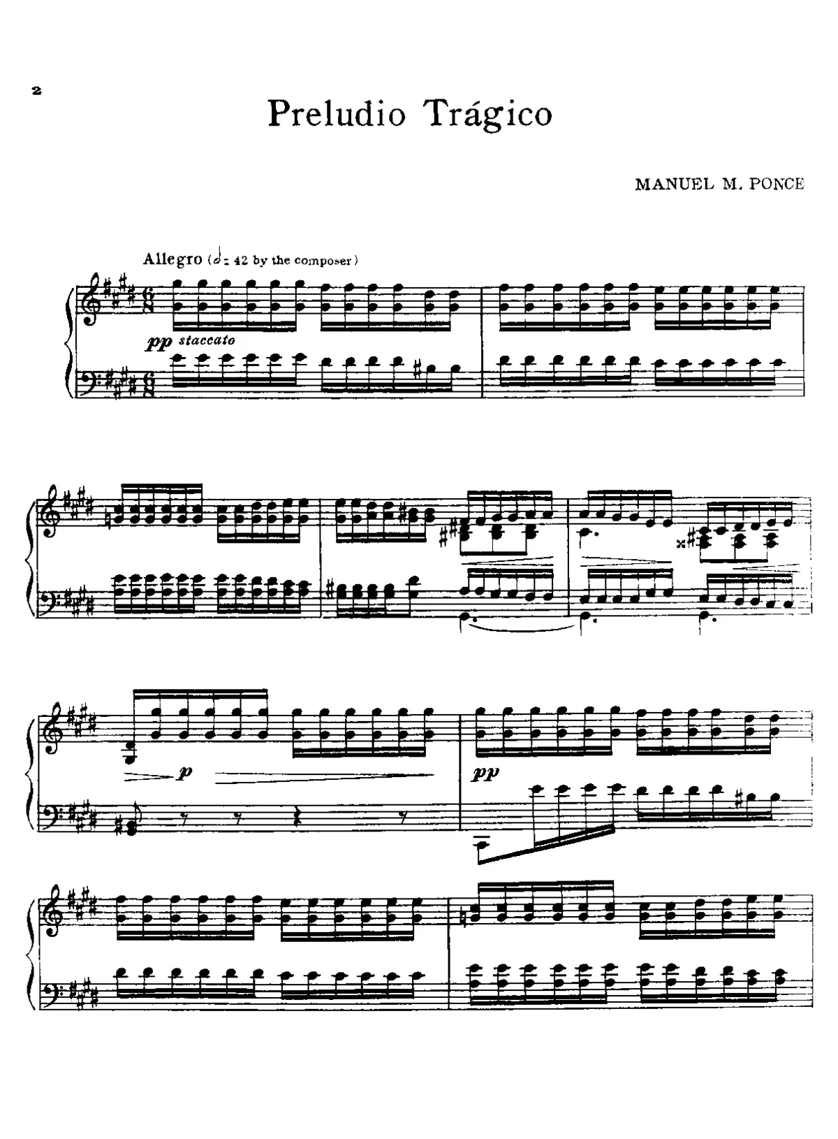 Preludio Trágico - Page 1