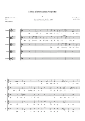 Sancta et immaculata virginitas a 5