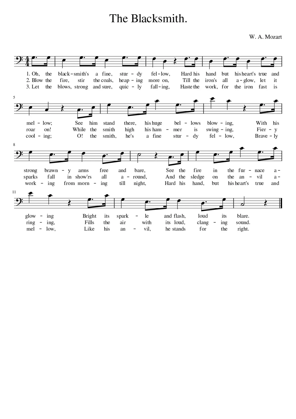 the Blacksmith. - Page 1