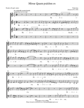 Missa Quam pulchra es