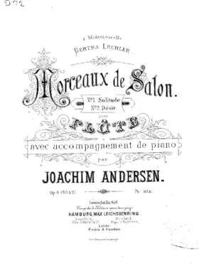 2 Salon Pieces for Flute and Piano, Op.6