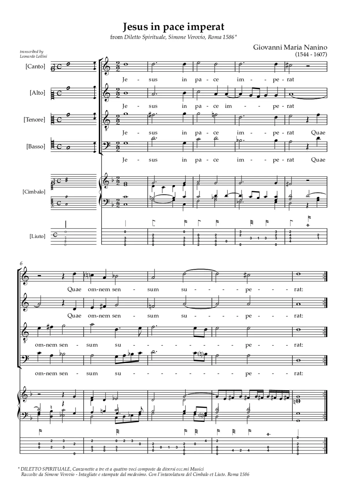 Jesus in pace imperat - Page 1