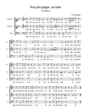 Non più pappe, ne latte