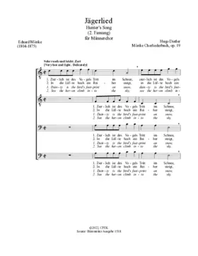 Jägerlied (2. Fassung)