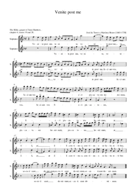 Venite post me