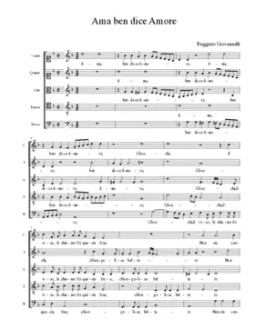 Ama ben dice Amore