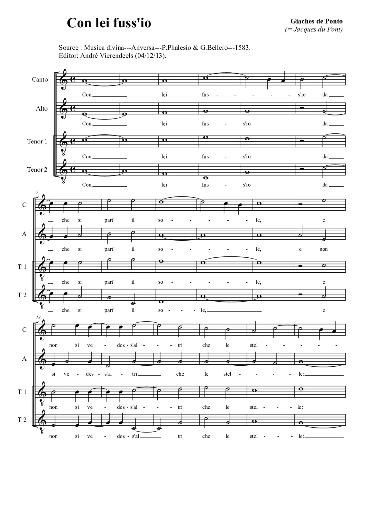 Con lei foss'io - Page 1