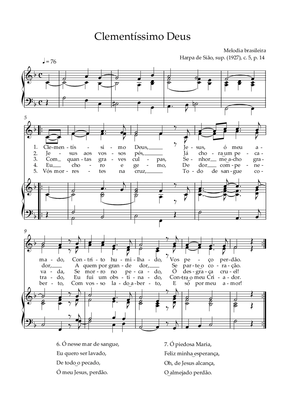 Clementíssimo Deus - Page 1