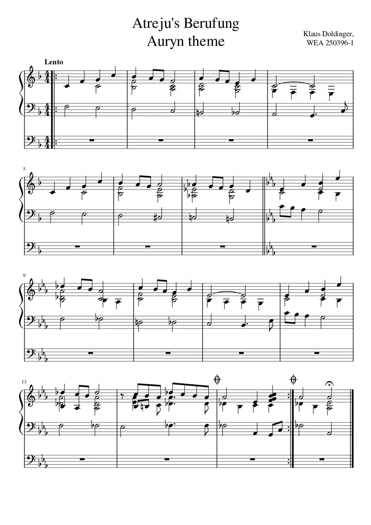 Never ending story Atrejus calling - Page 1