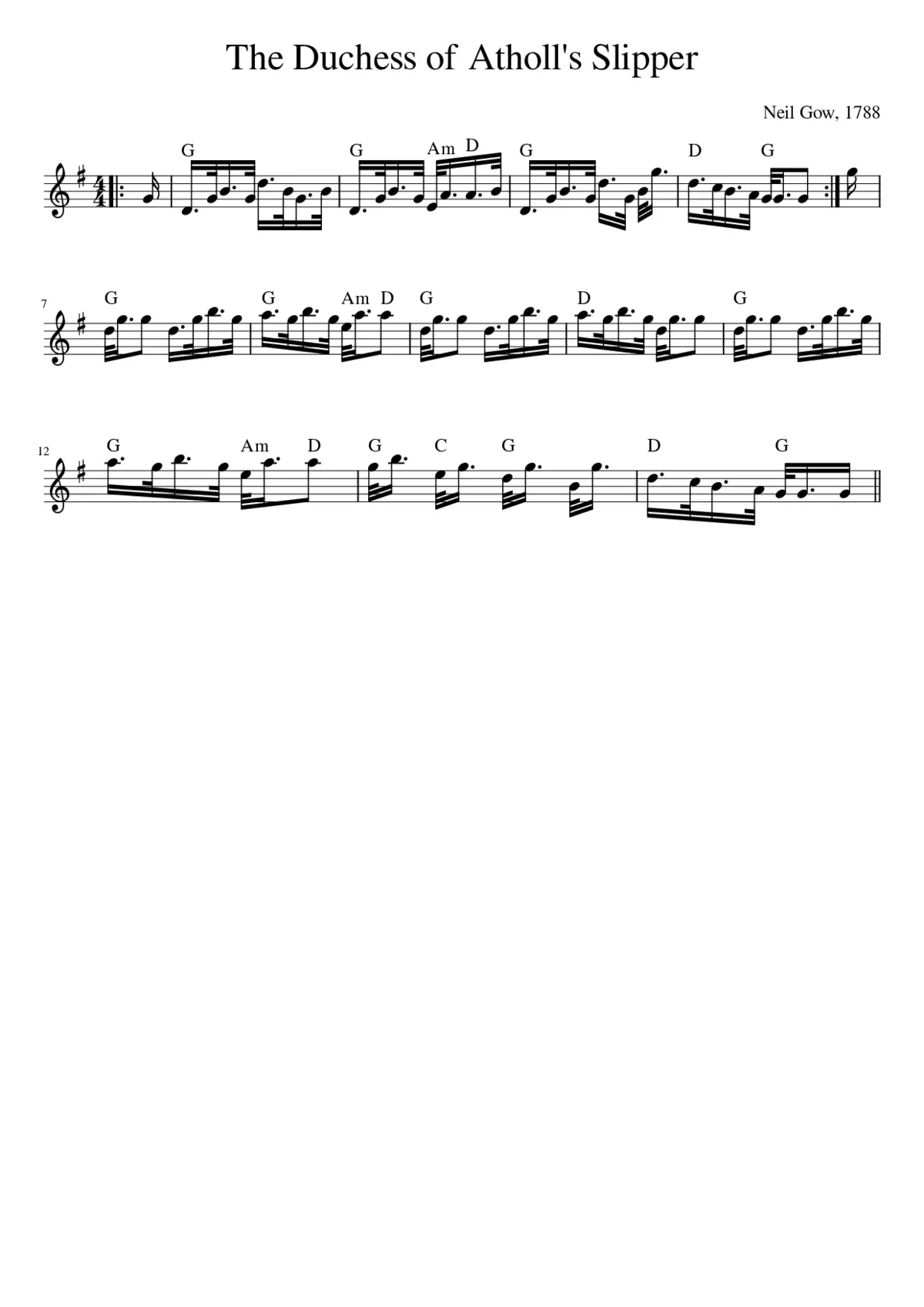 The Duchess of Atholl's Slipper - Page 1