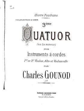 String Quartet No.3 in A minor