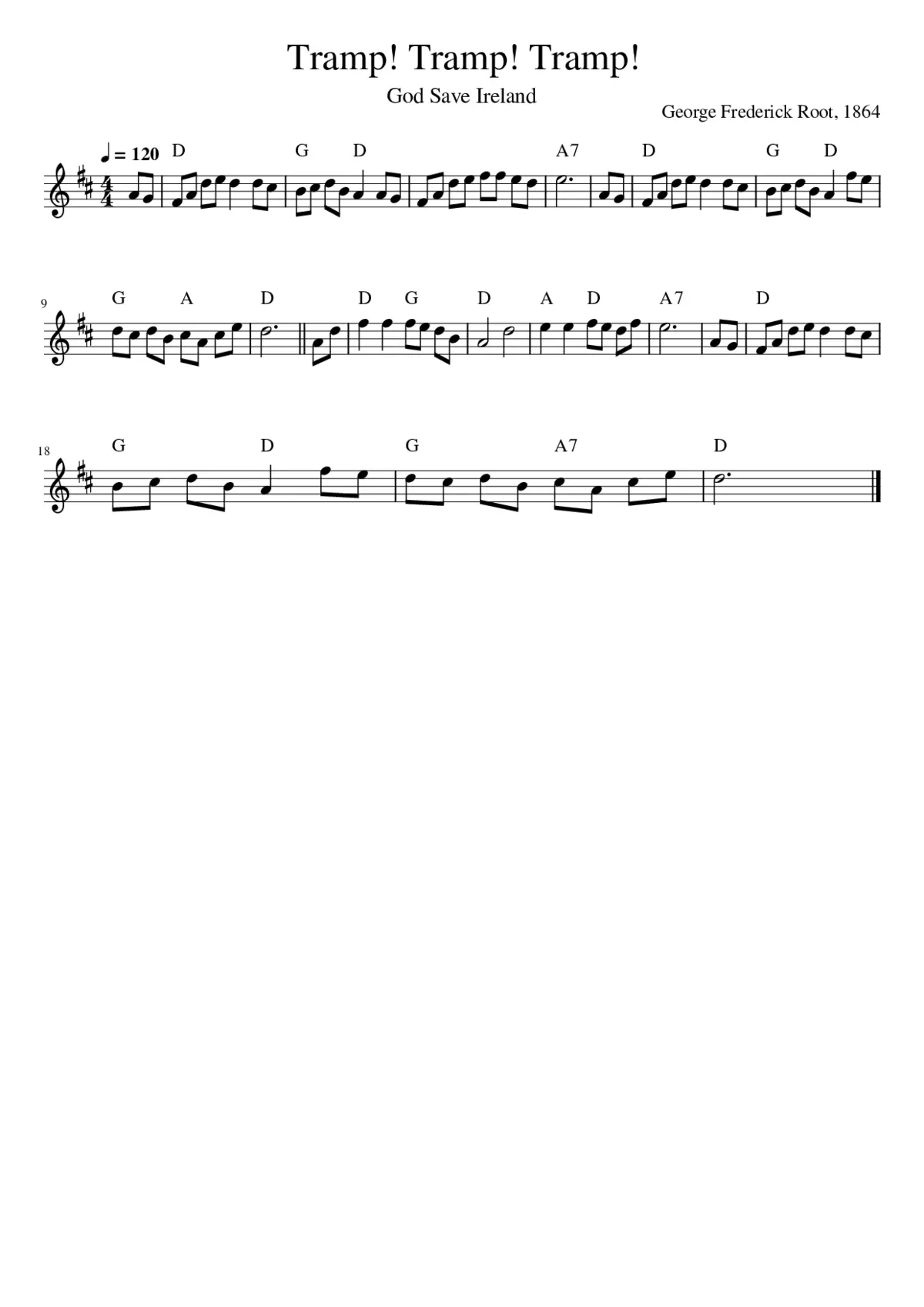 Tramp! Tramp! Tramp! - Page 1