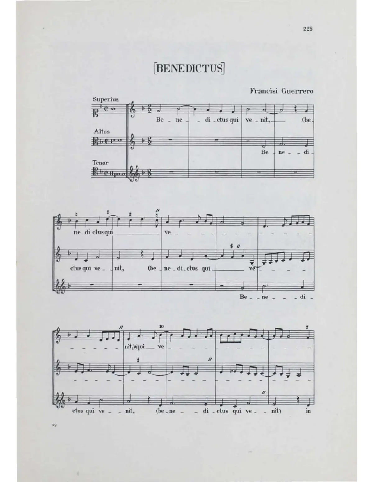 Benedictus - Page 1