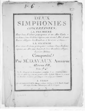Deux Simphonies Concertantes