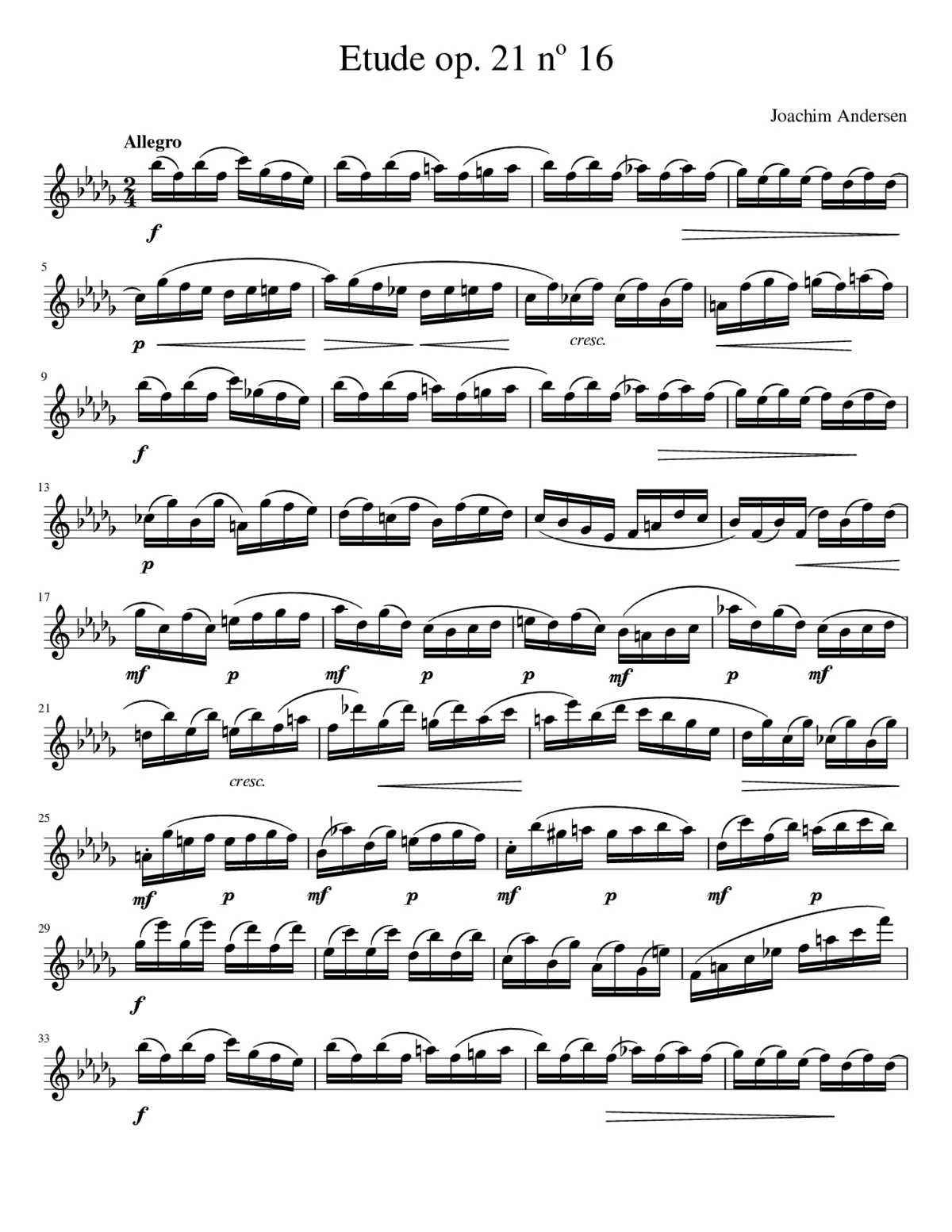 24 Studien op. 21 - Page 1
