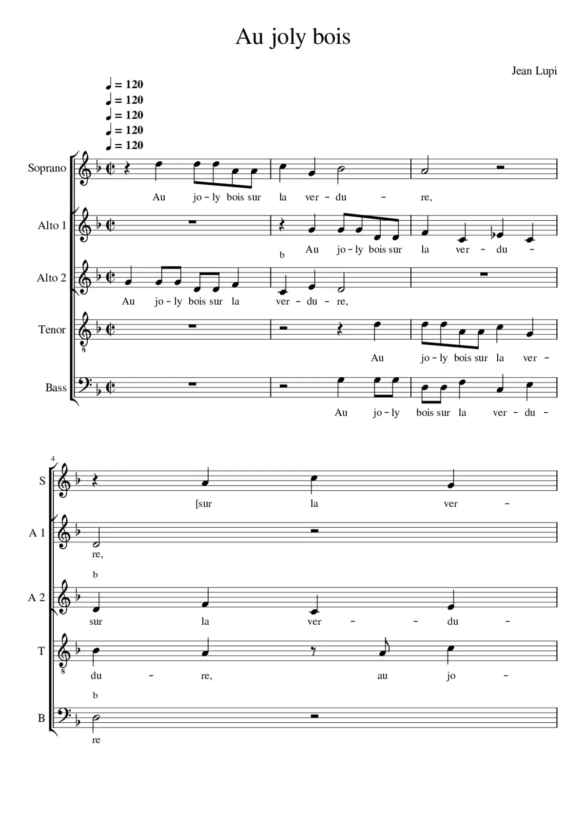 Au joly bois - Page 1