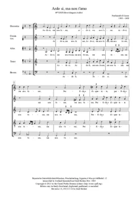 Ardo, sì, ma non t'amo