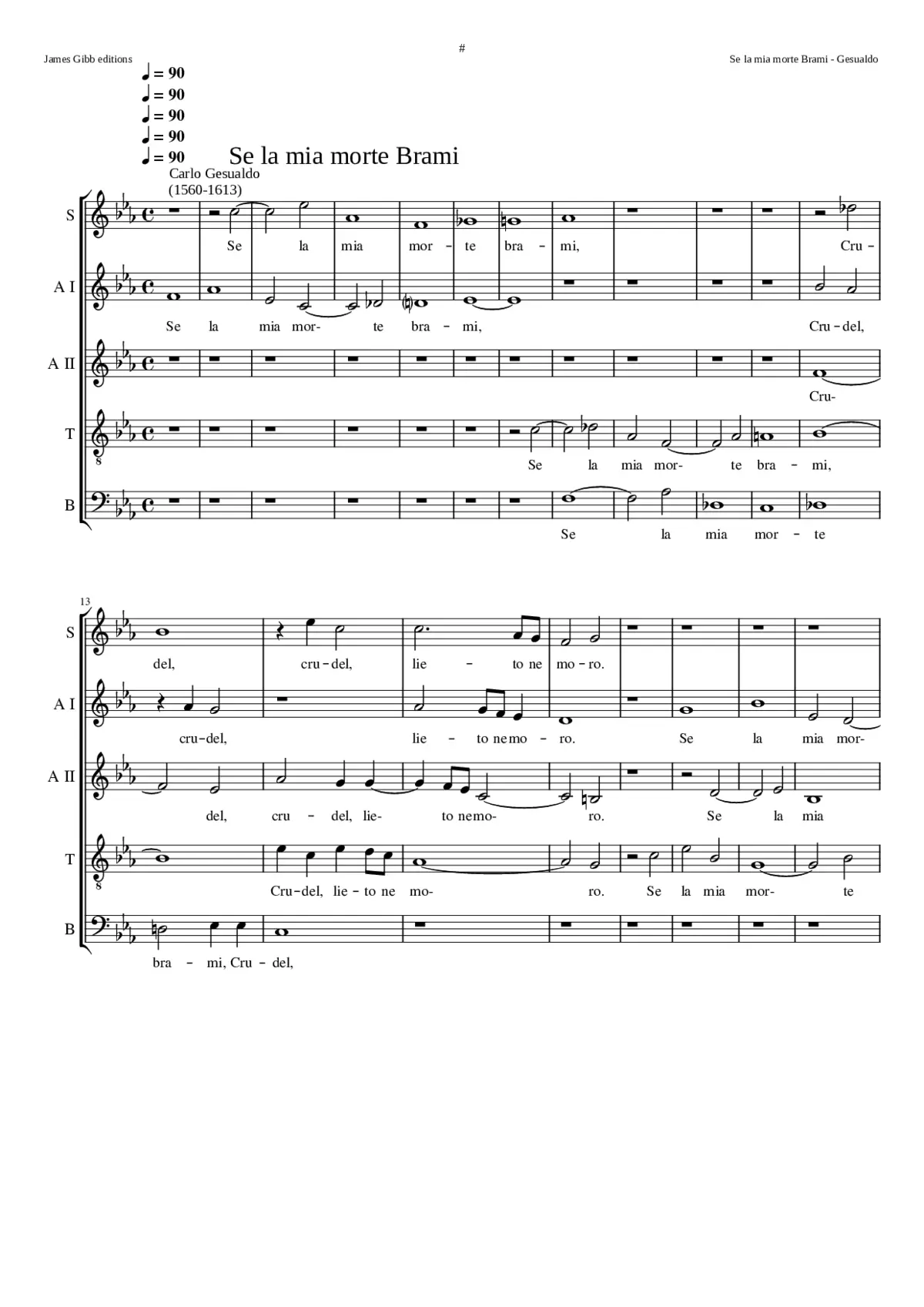 Se la mia morte brami - Page 1