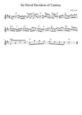 SIR DAVID DAVIDSON OF CANTRAY