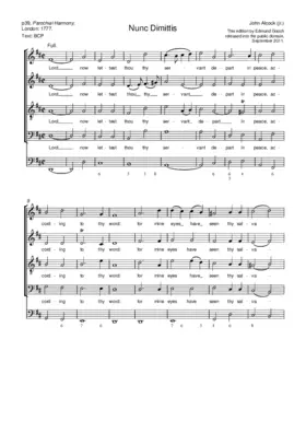 Nunc dimittis