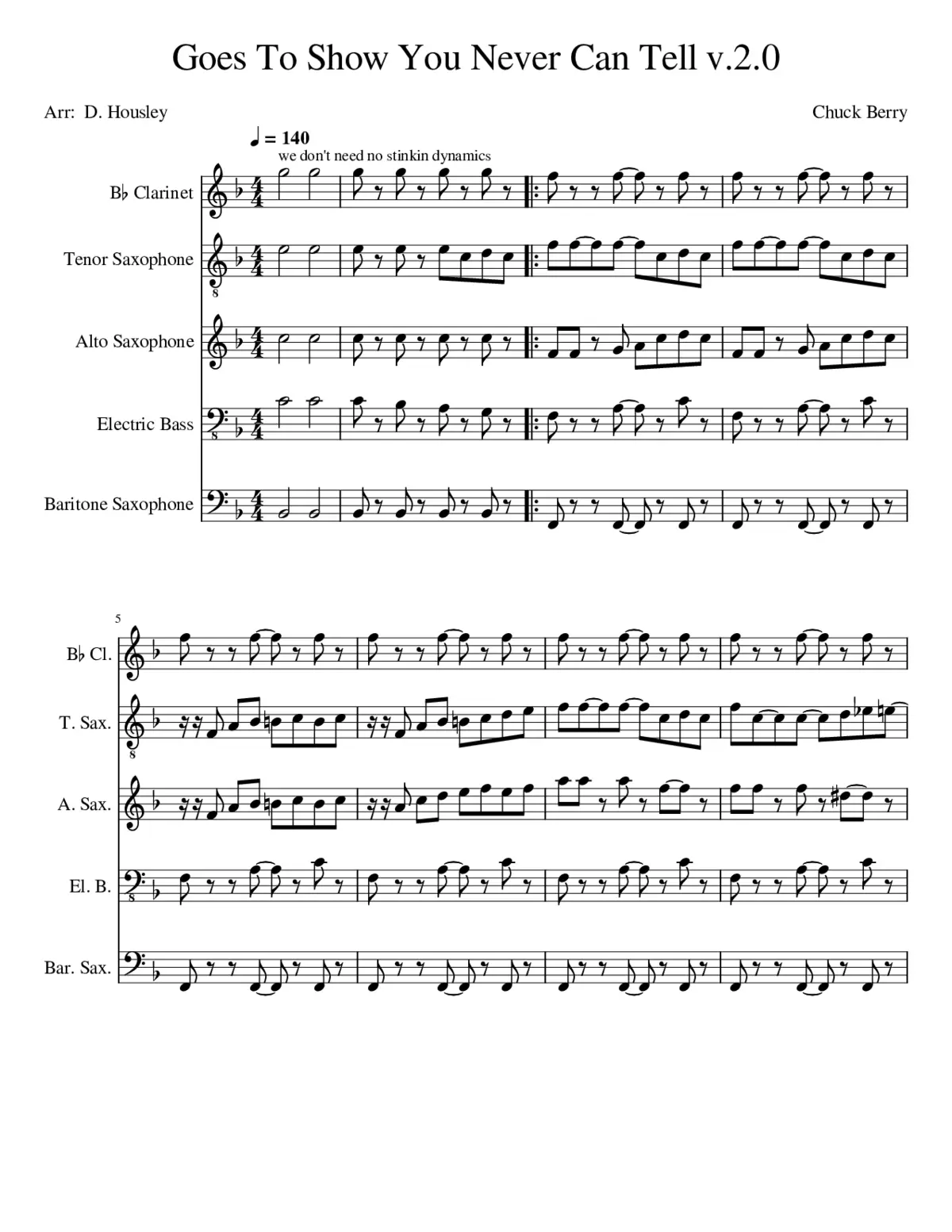 you never can tell - Page 1