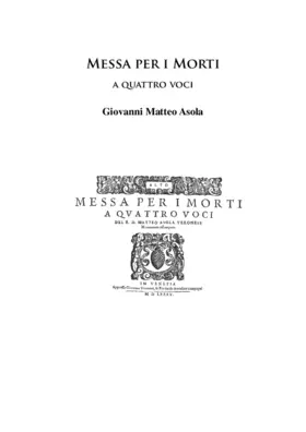 Missa pro defunctis, 1576